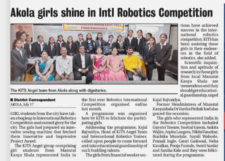 Educational Adoption of KITS Angels